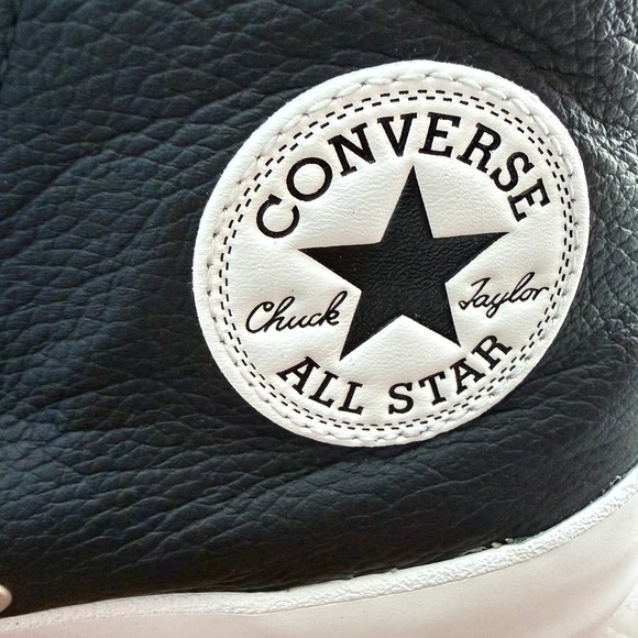 Converse CTAS Lugged 2.0 High Top Black Leather Boots Men 8.5‎ Women 10.5 - Picture 7 of 12